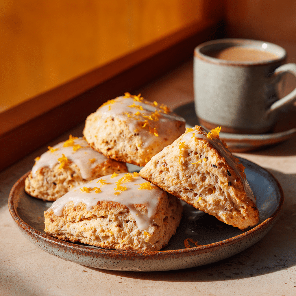 Orange Chai Scones Aromatic Recipe - Recipe Image