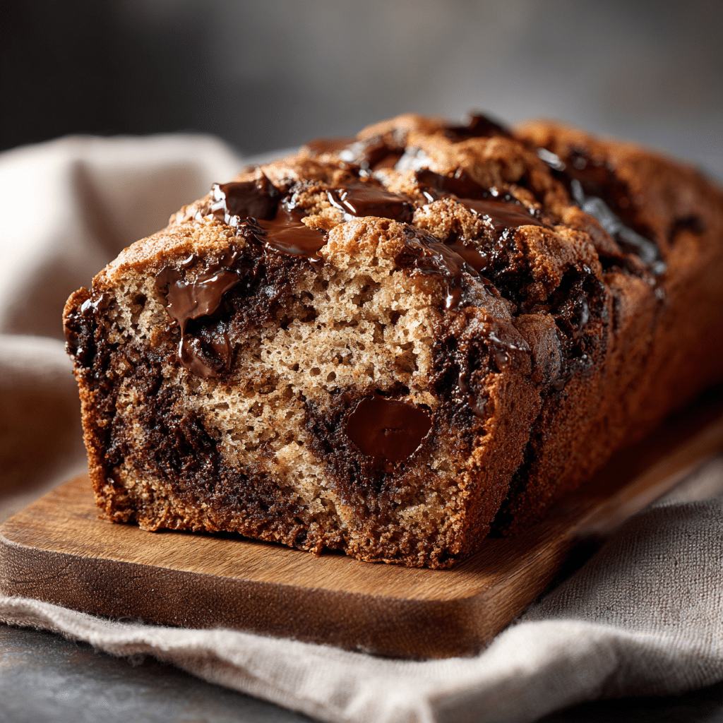Chocolate Chunk Banana Bread Recipe - Recipe Image