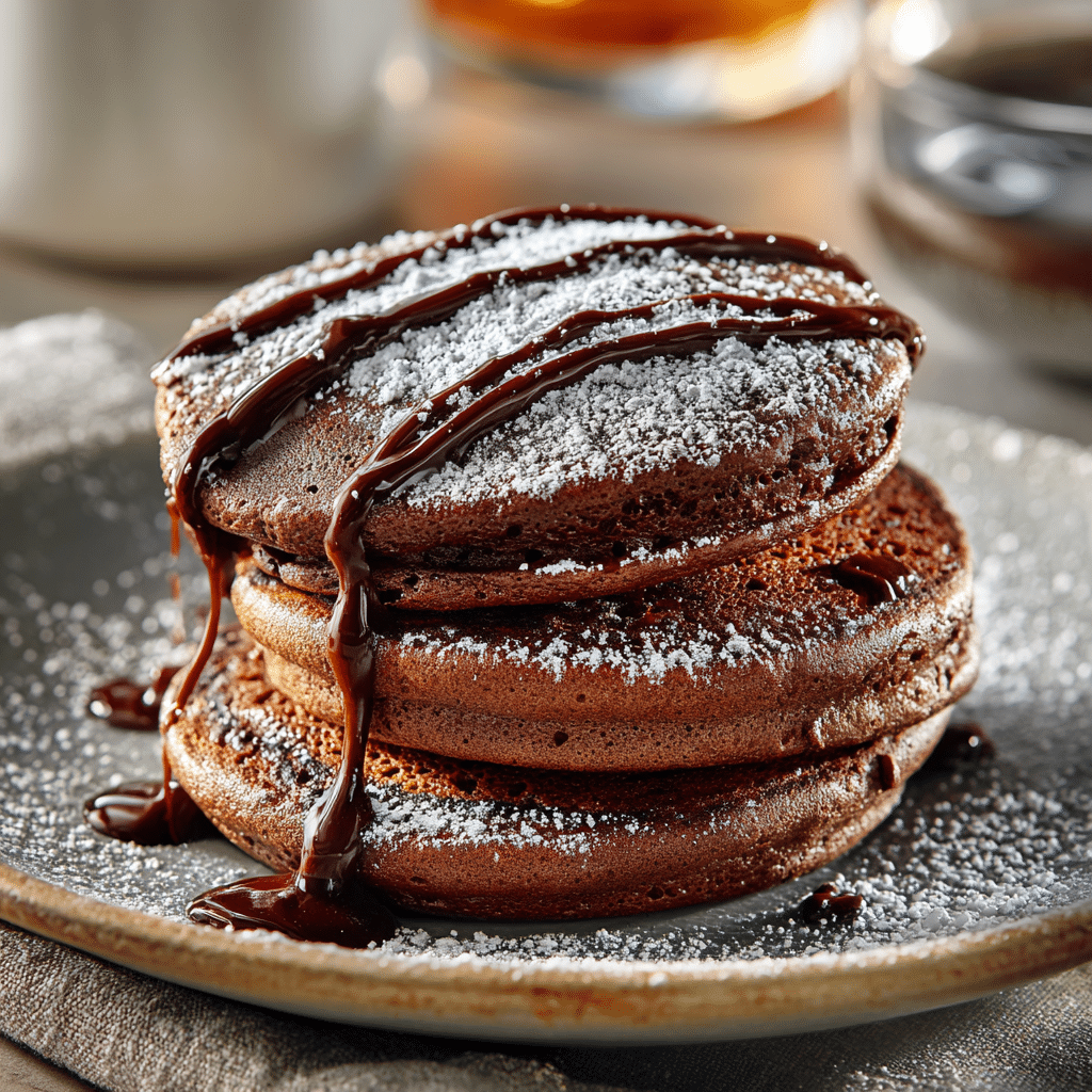 Chocolate Soufflé Pancakes Recipe - Recipe Image