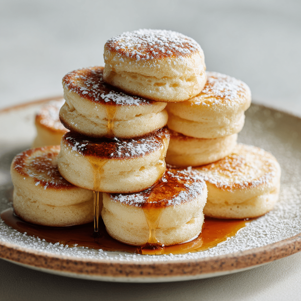 Mini Soufflé Pancake Stacks Recipe - Recipe Image