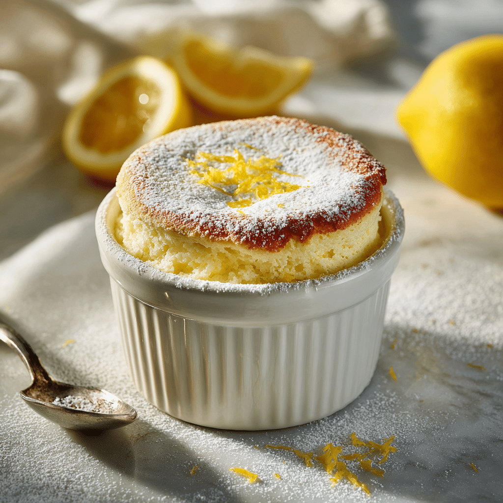 Lemon Soufflé Recipe - Recipe Image