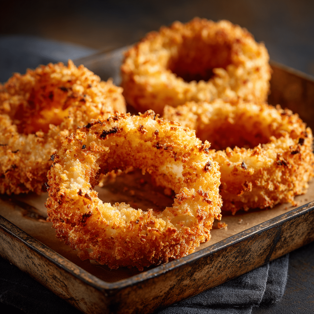 Crispy Rice-Stuffed Onion Rings Bake Recipe - Recipe Image