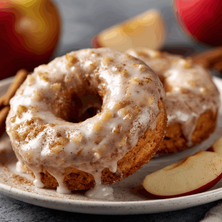Apple Cinnamon Baked Donuts Recipe