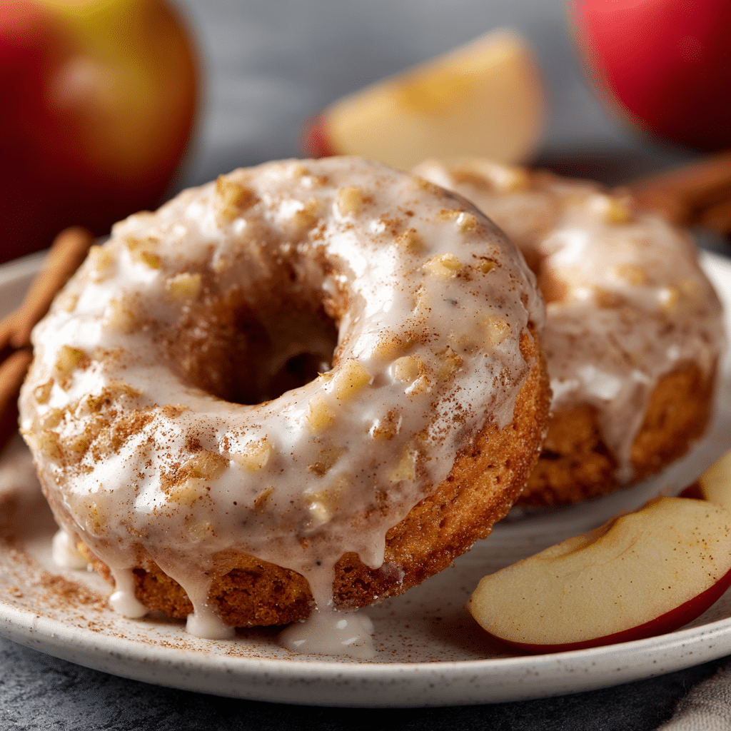 Apple Cinnamon Baked Donuts Recipe