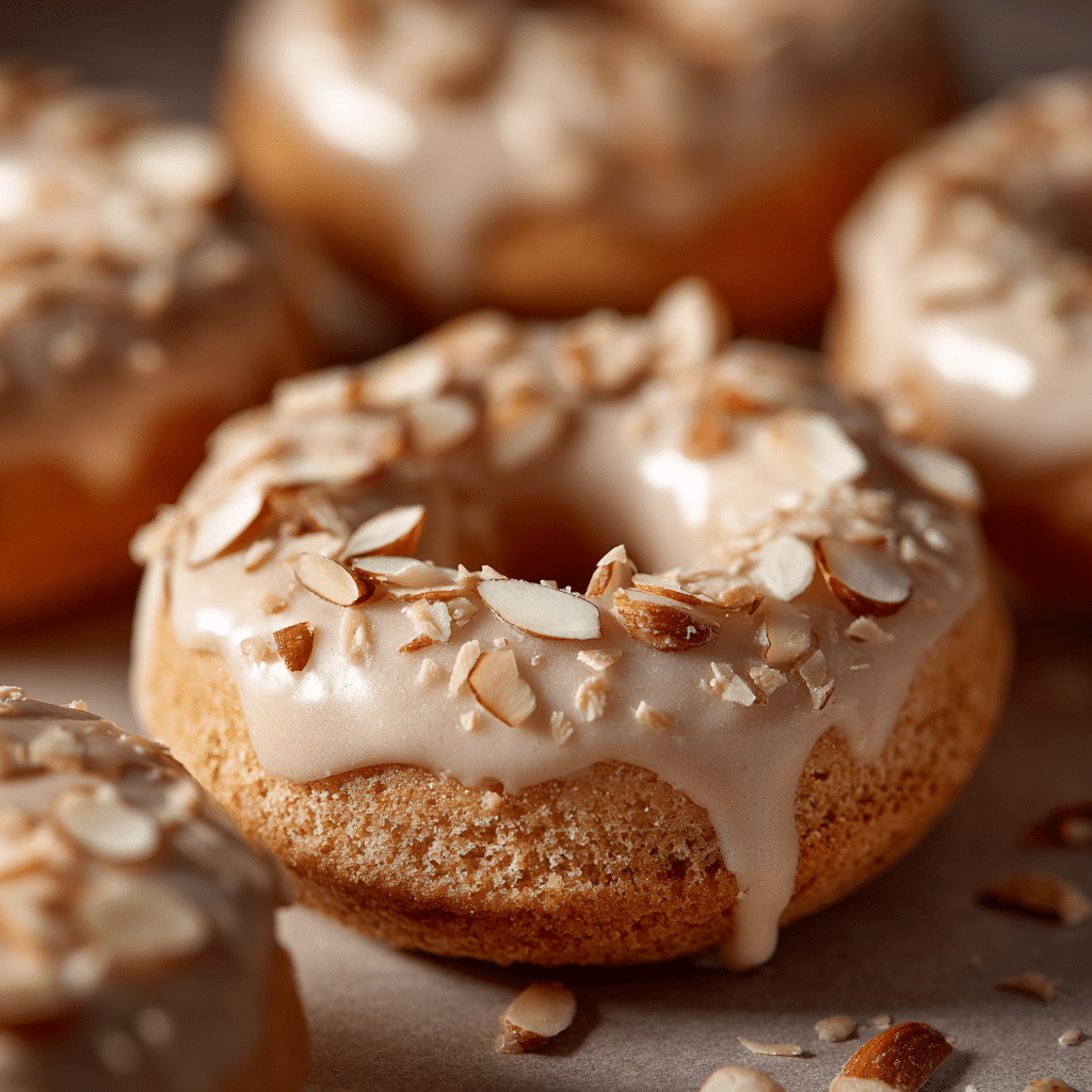Almond Baked Donuts Recipe - Recipe Image