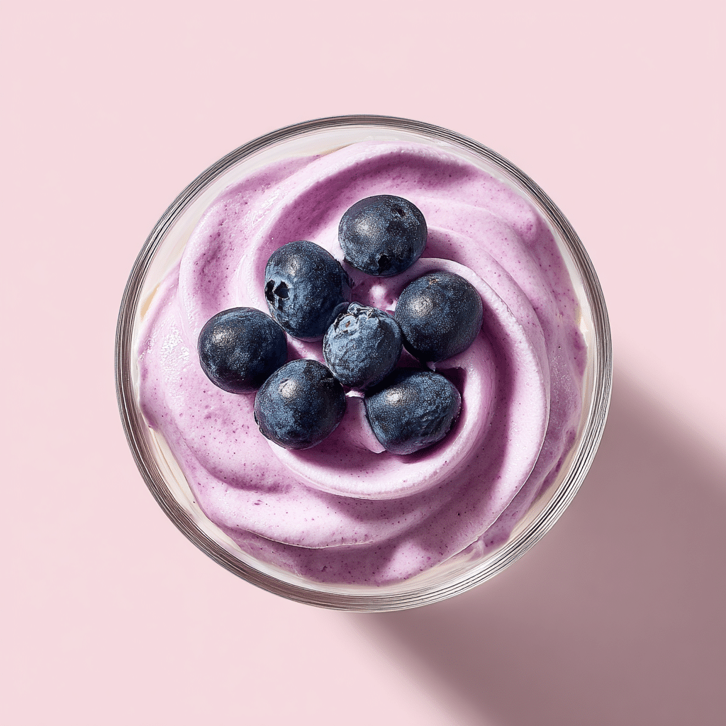 Blueberry Cheesecake Mousse Recipe - Recipe Image