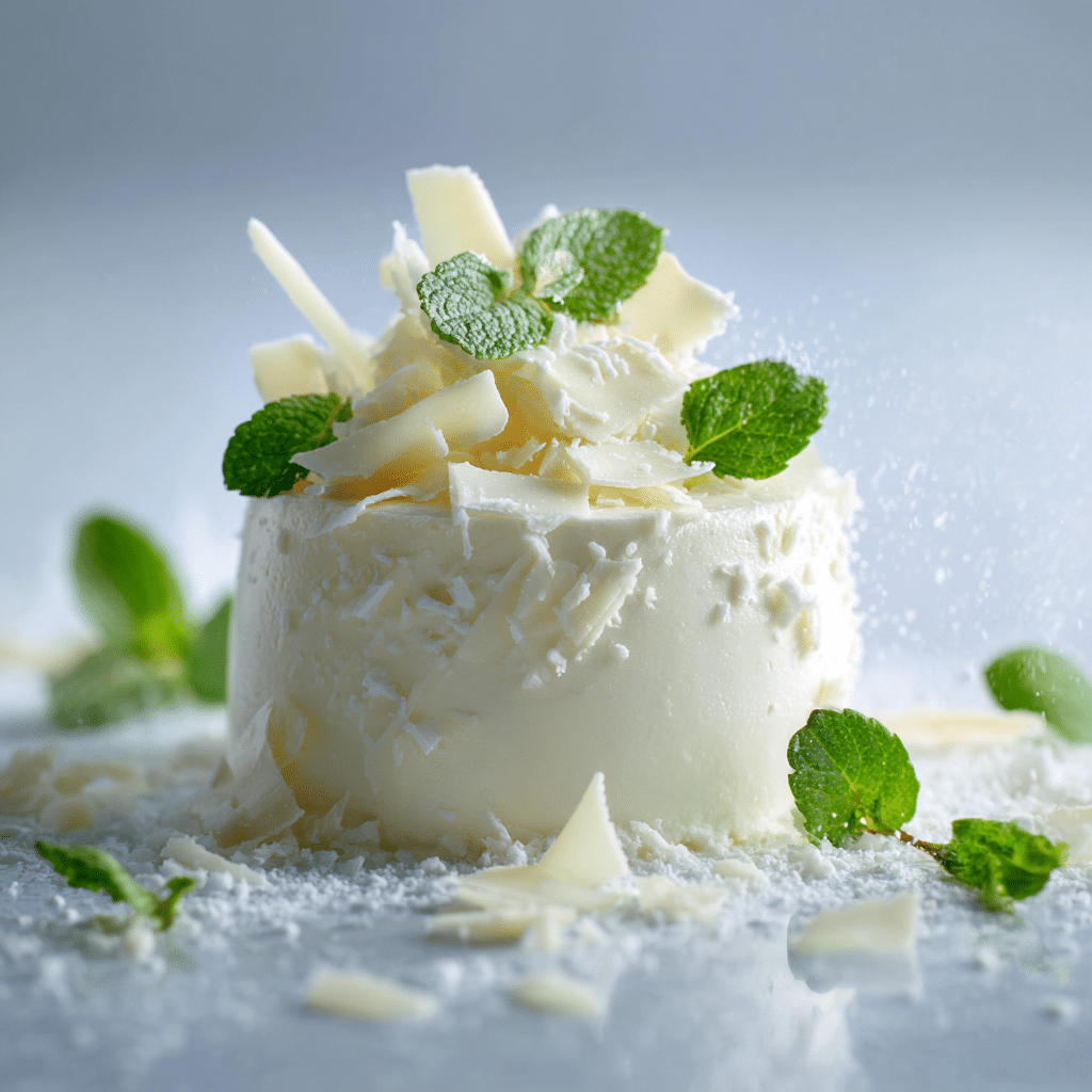 White Chocolate Mint Mousse Recipe - Recipe Image