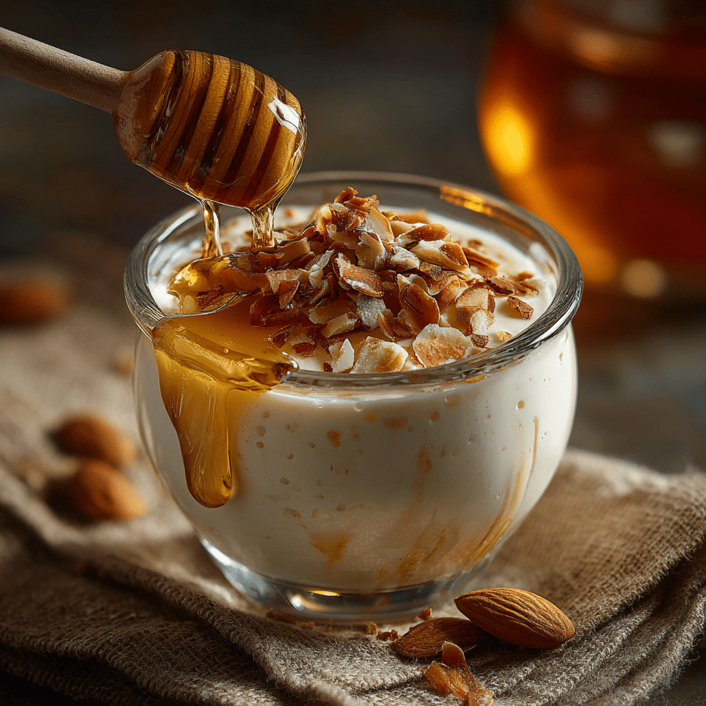 Honey Almond Mousse Recipe - Recipe Image