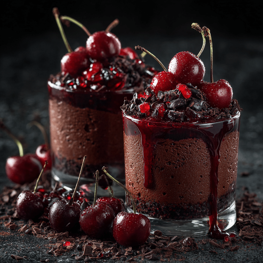 Dark Cherry Chocolate Mousse Recipe - Recipe Image