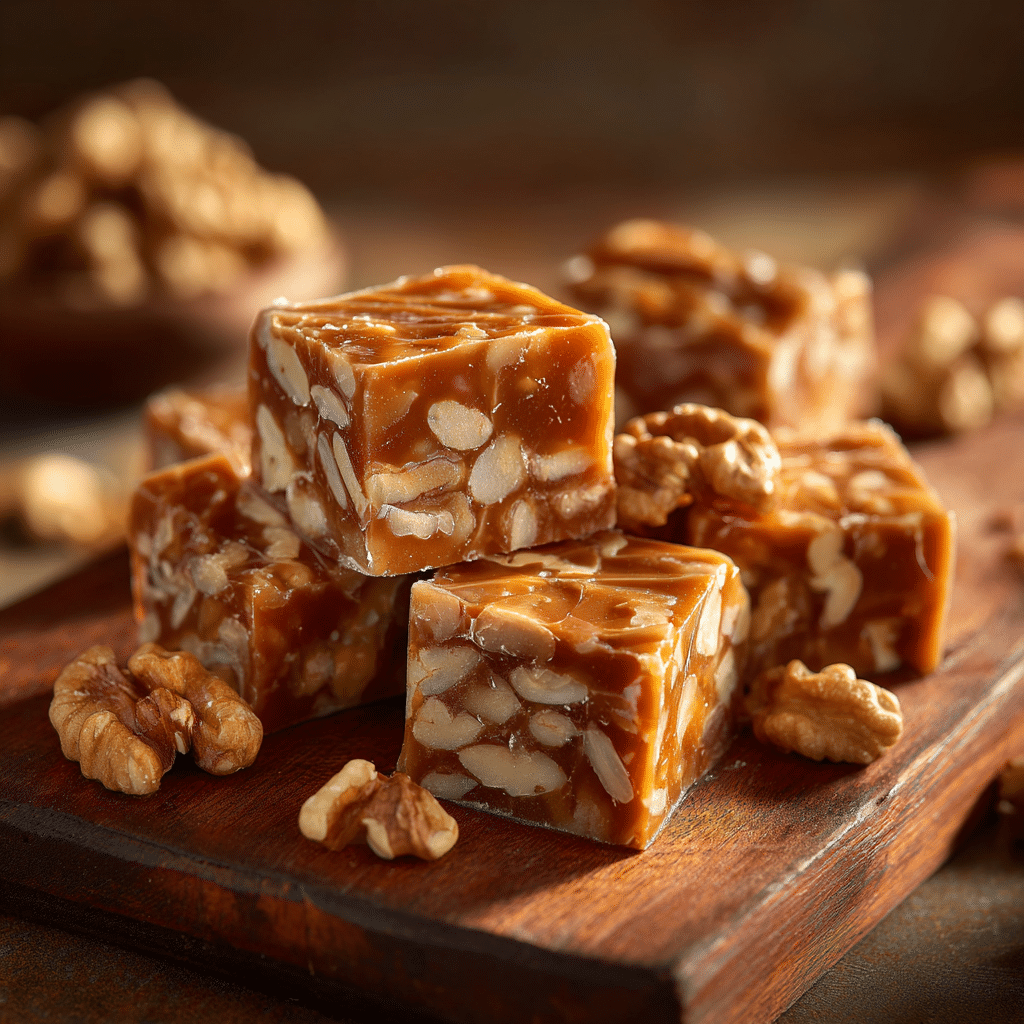Maple Walnut Candy Squares Recipe - Recipe Image