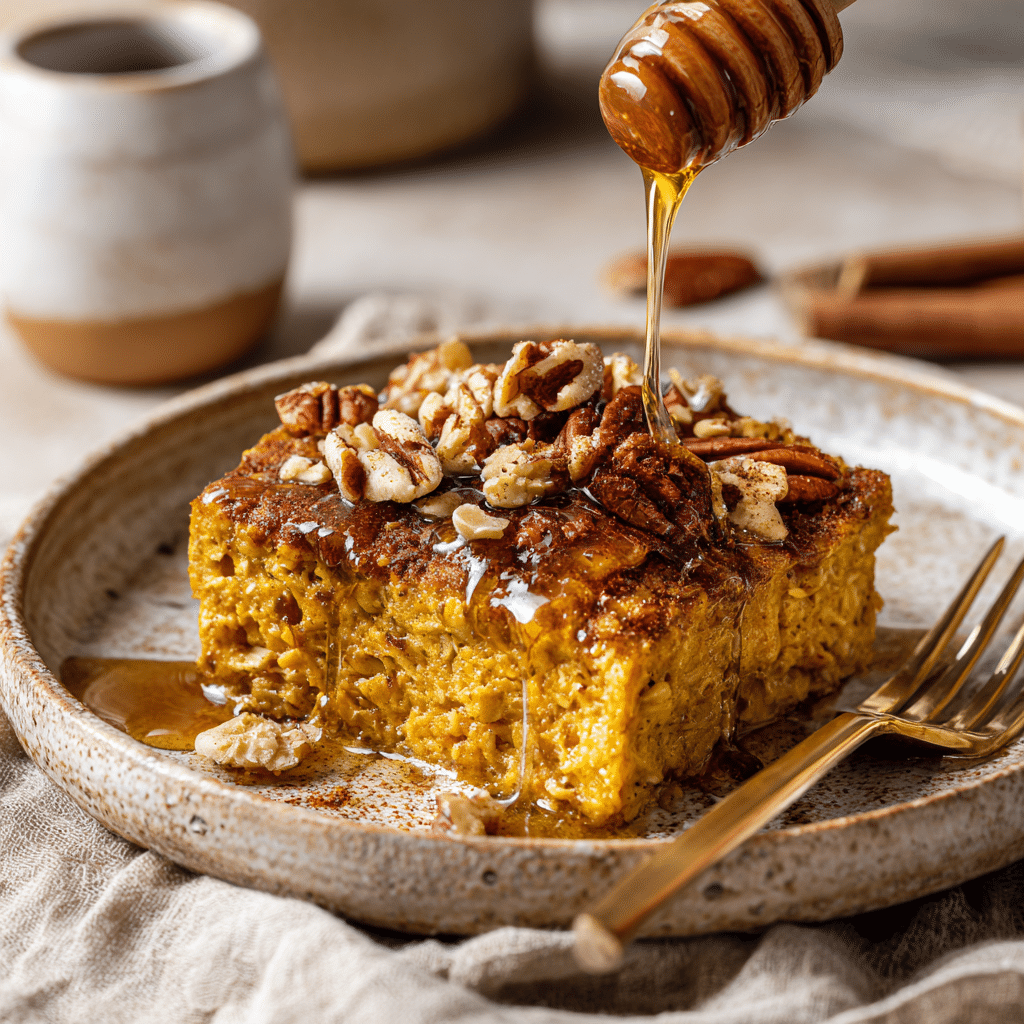 Pumpkin Baked Oatmeal Recipe - Recipe Image