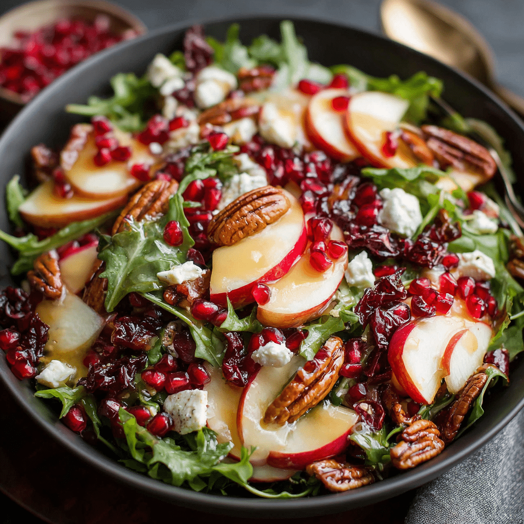 istmas Salad with Honey Mustard Dressing Recipe - Recipe Image