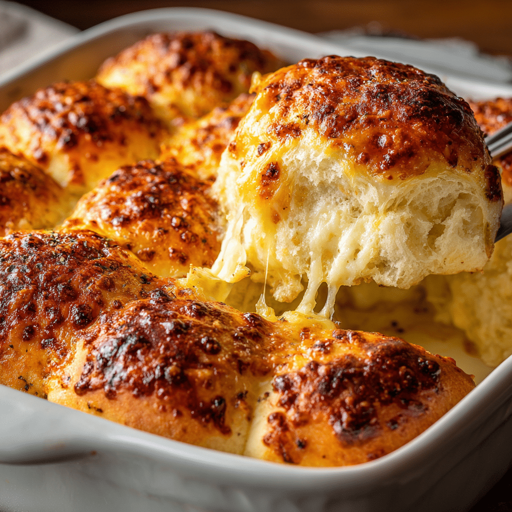 Easy Cheesy Breakfast Rolls Recipe - Recipe Image