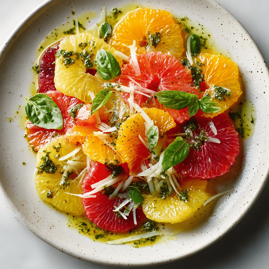 Citrus Salad with Basil Vinaigrette - Recipe Image