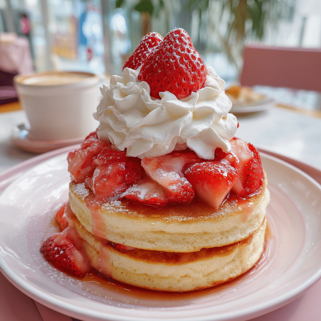 Strawberry Soufflé Pancakes Recipe - Recipe Image