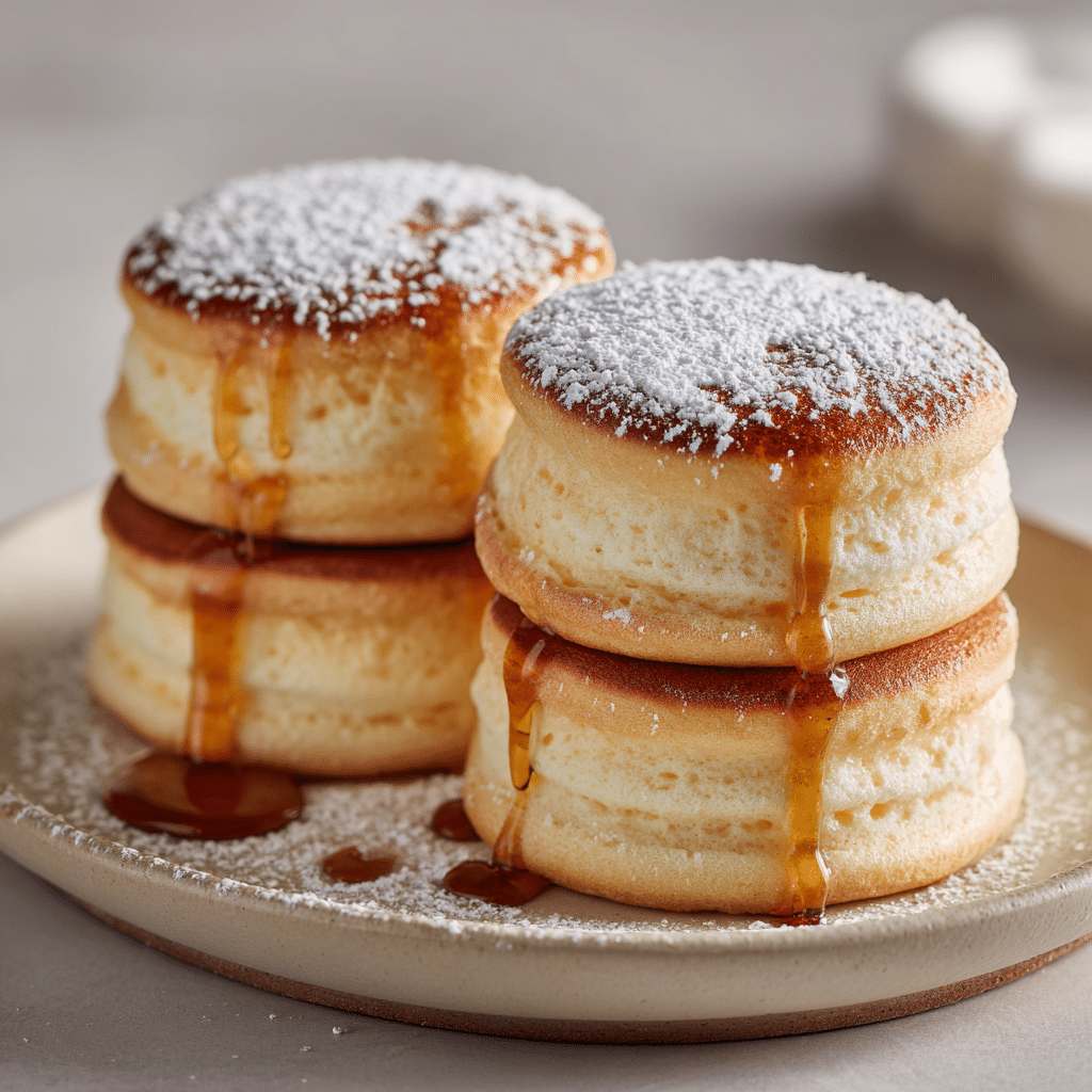 Mini Soufflé Pancake Stacks Recipe - Recipe Image