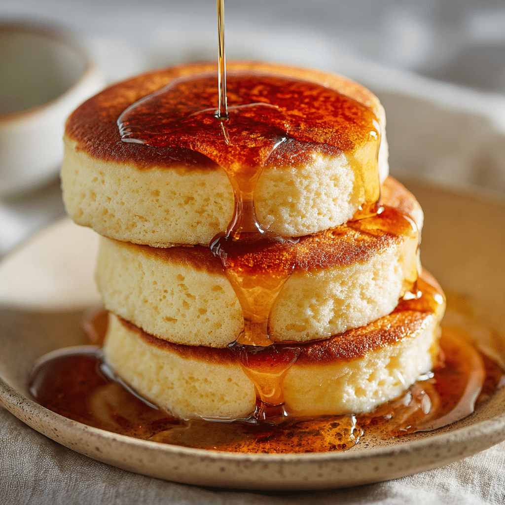Vanilla Soufflé Hotcakes Recipe - Recipe Image