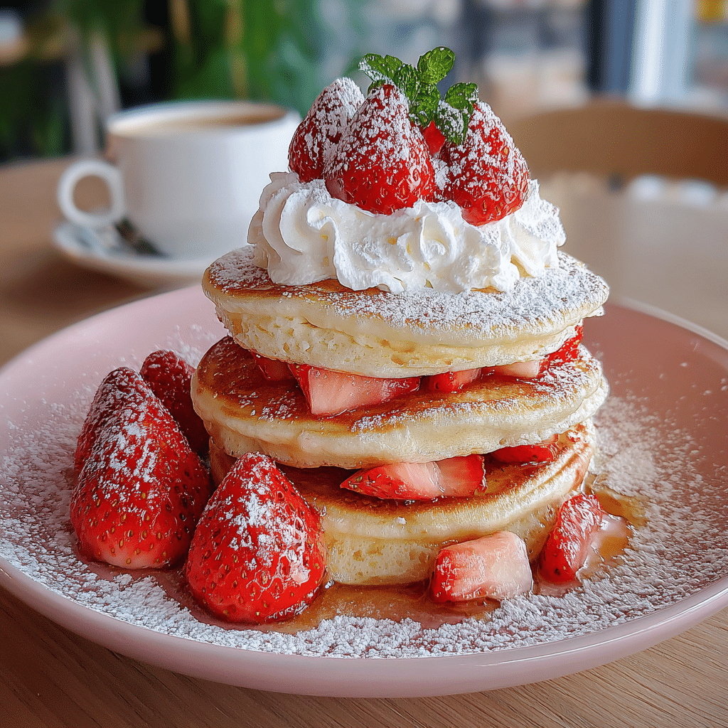 Strawberry Soufflé Pancakes Recipe - Recipe Image