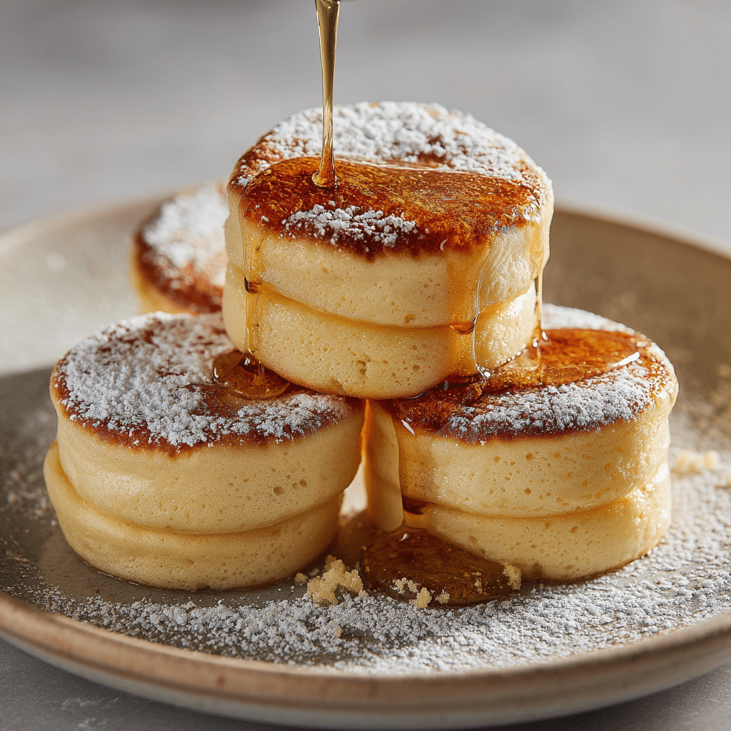 Mini Soufflé Pancake Stacks Recipe - Recipe Image