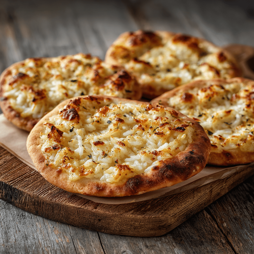 Creamy Rice-Stuffed Mini Flatbreads Recipe - Recipe Image