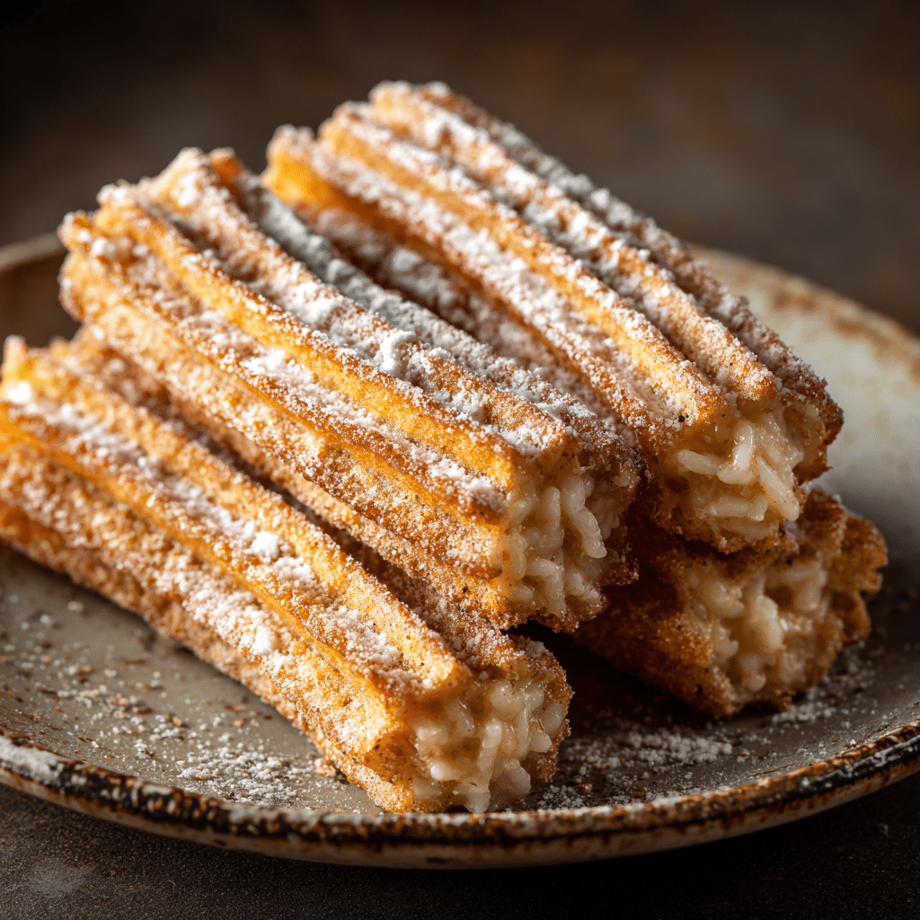 Creamy Rice-Stuffed Savory Churros (Baked) Recipe - Recipe Image