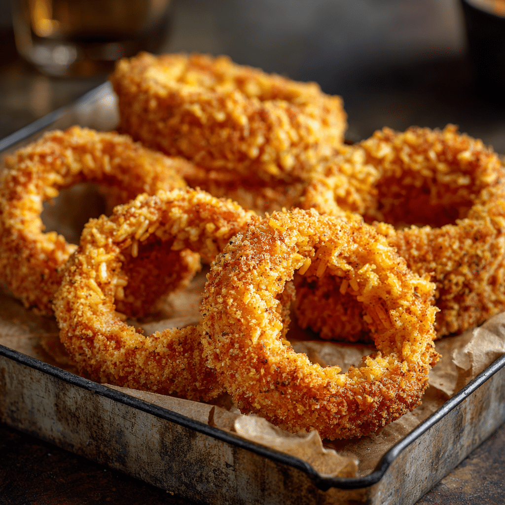 Crispy Rice-Stuffed Onion Rings Bake Recipe - Recipe Image