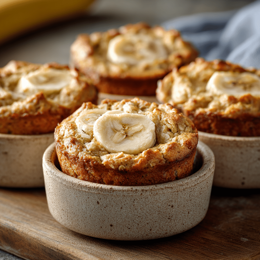 Creamy Banana Oat Breakfast Cups Recipe - Recipe Image