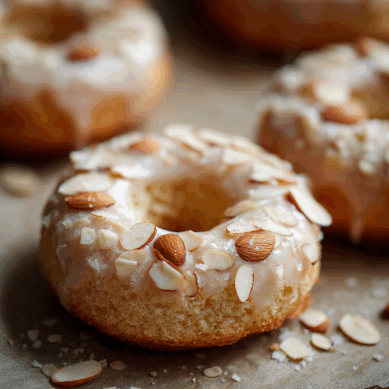 Almond Baked Donuts Recipe
