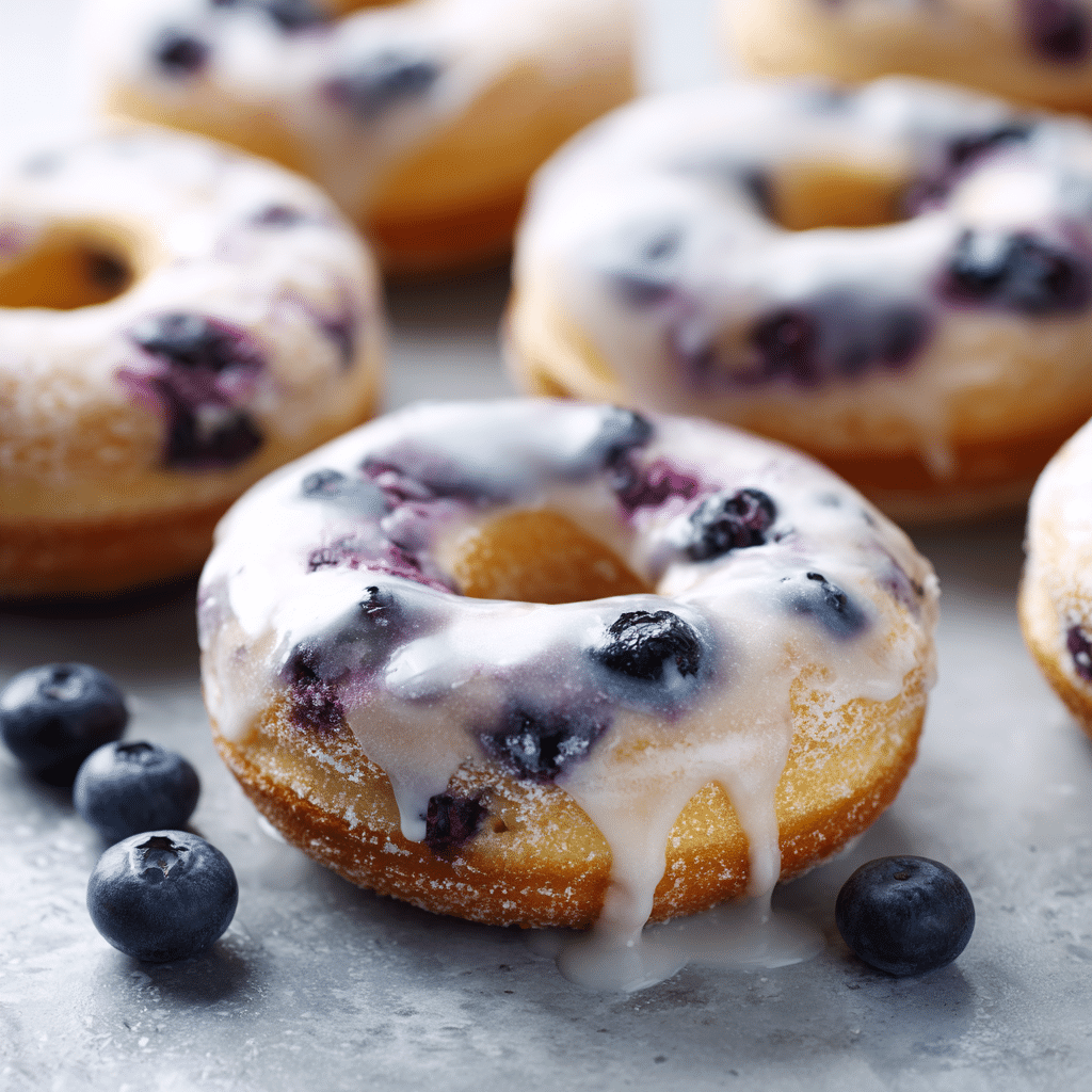 Blueberry Baked Donuts Recipe