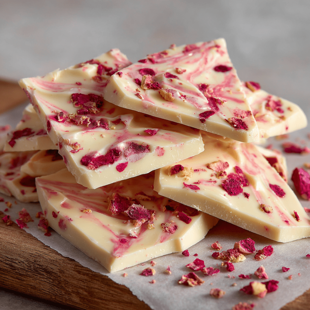 White Chocolate Raspberry Bark Recipe
