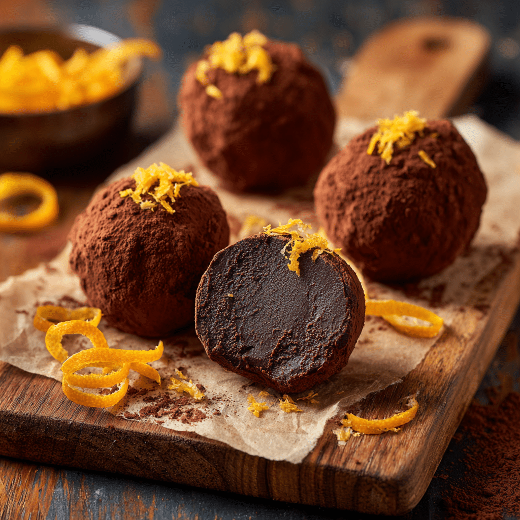 Dark Chocolate Orange Truffles Recipe