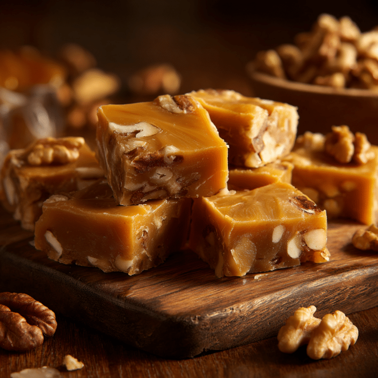 Maple Walnut Candy Squares Recipe