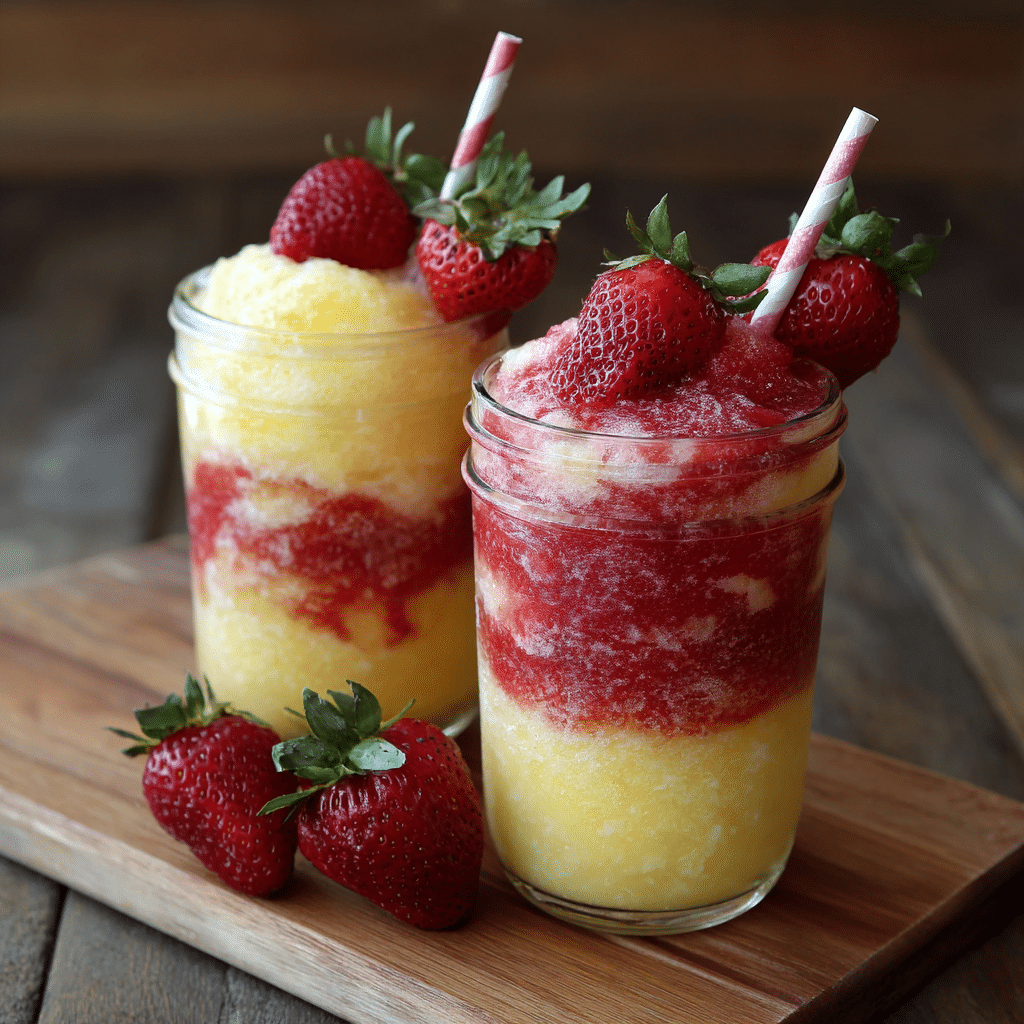 Pineapple Strawberry Swirled Slushies: A Refreshing Summer Treat
- Recipe Image