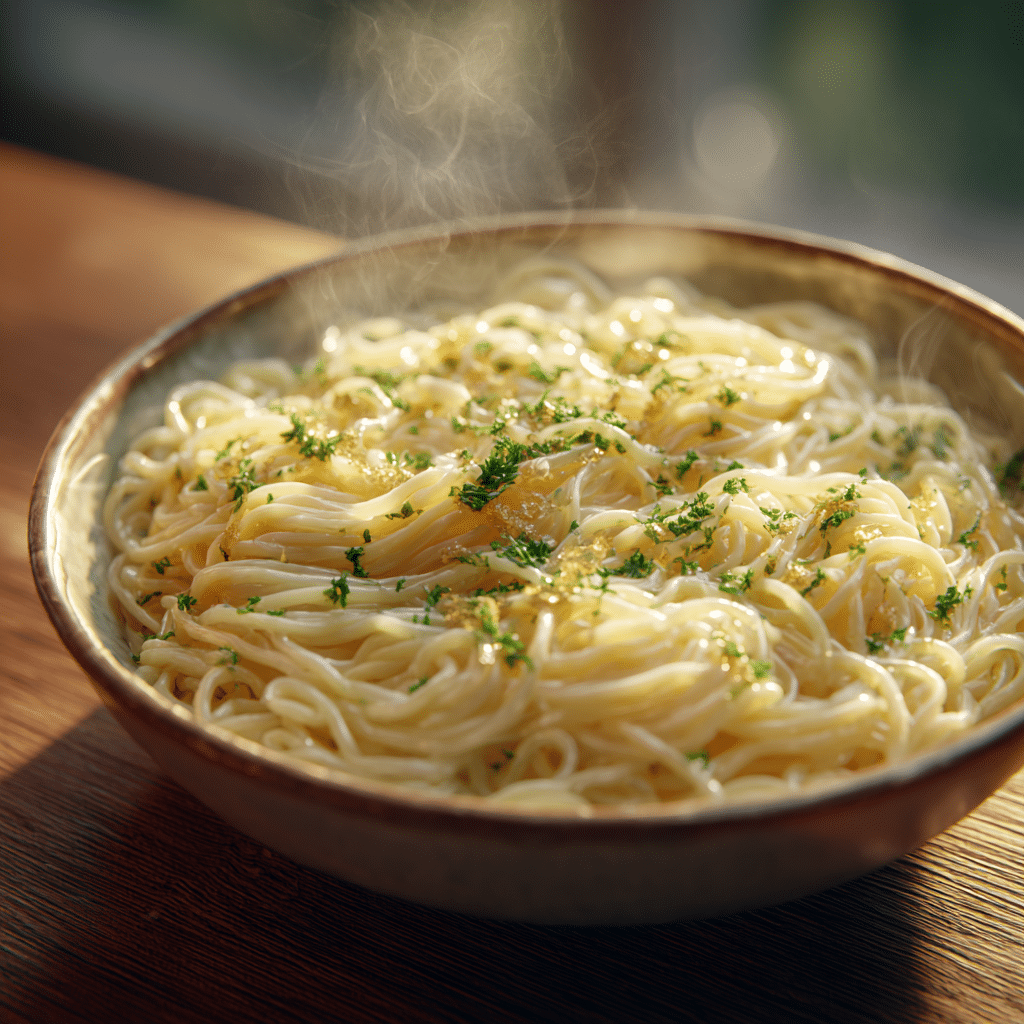 Garlic Buttered Noodles Recipe - Recipe Image