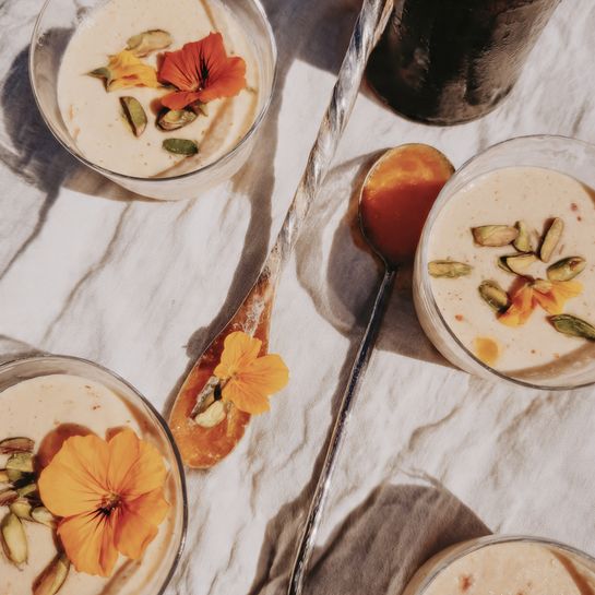 Lebanese Date & Orange Blossom Mousse Recipe - Recipe Image