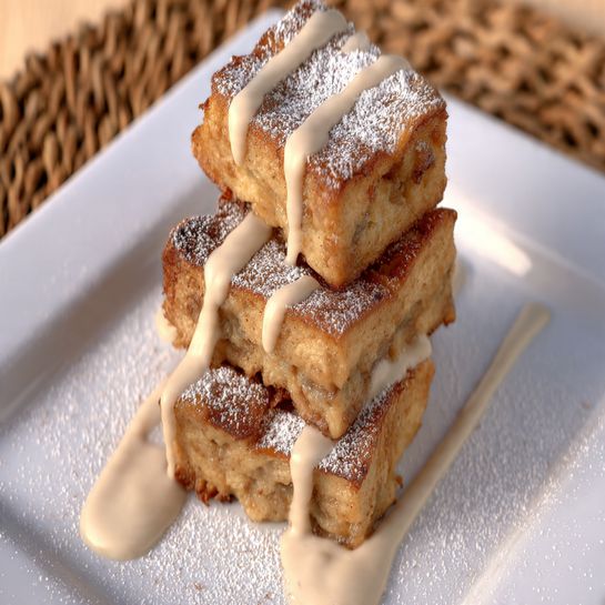 Eggnog Bread Pudding Recipe - Recipe Image