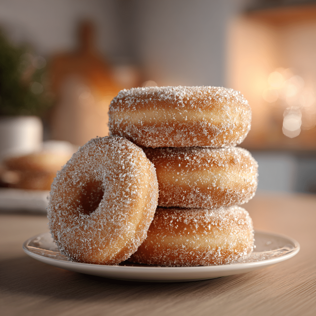 Easy Vegan Air Fryer Doughnuts Recipe