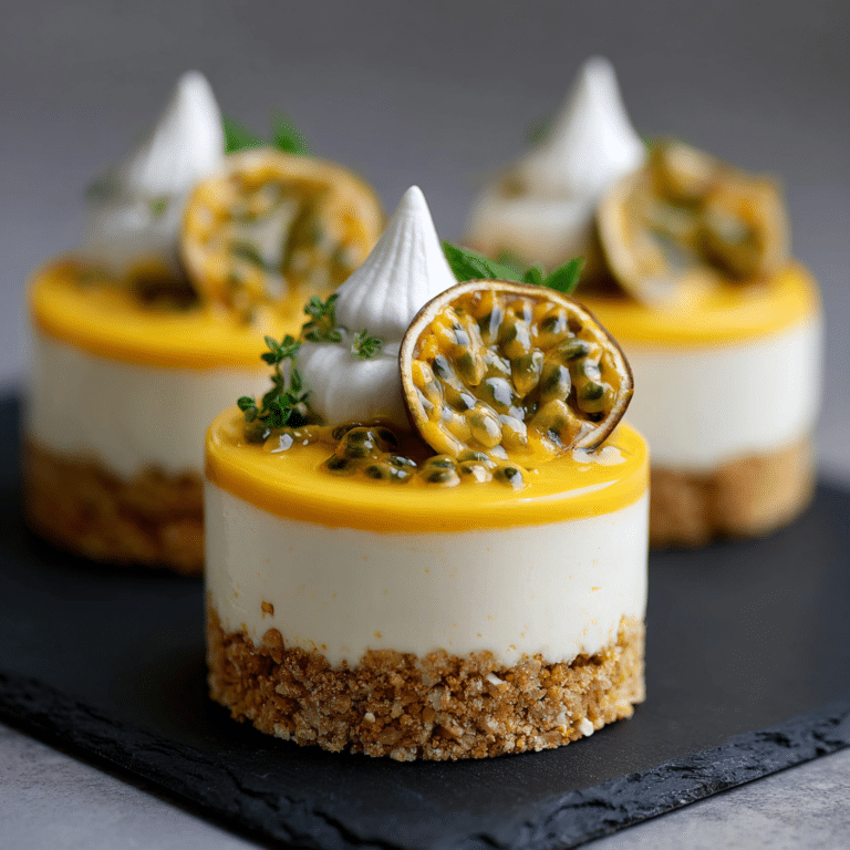 No-Bake Passionfruit Cheesecake Recipe