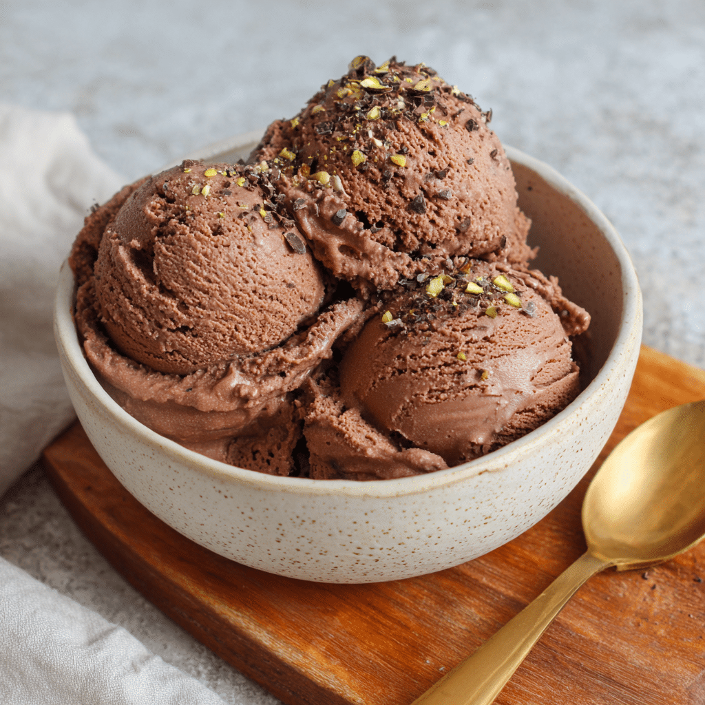 Vegan Chocolate Ice-Cream (No Churn) Recipe