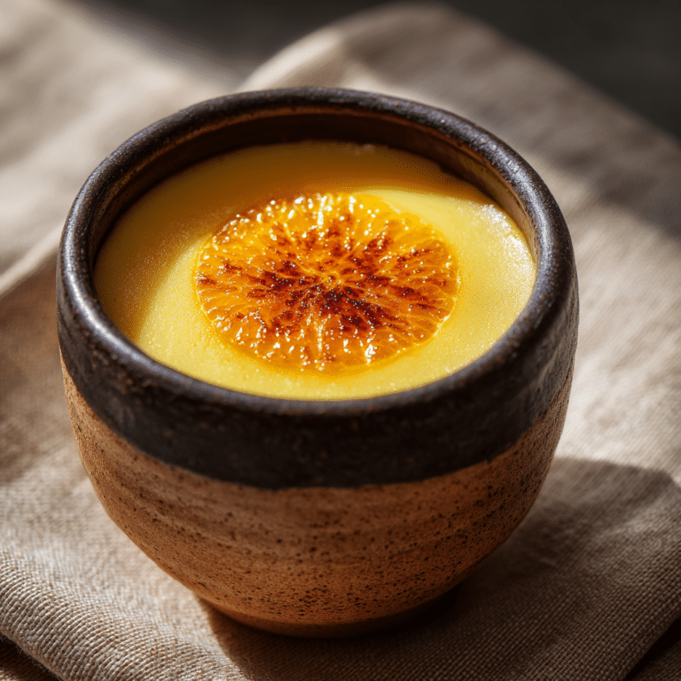 Silky Orange Milk Breakfast Pudding Recipe
