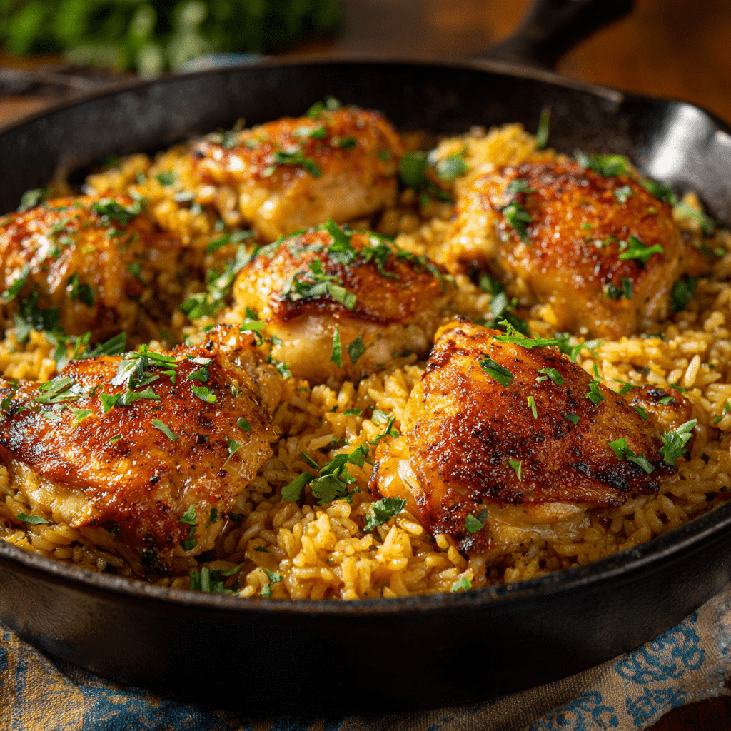 One-Pan Chicken & Rice Comfort Recipe