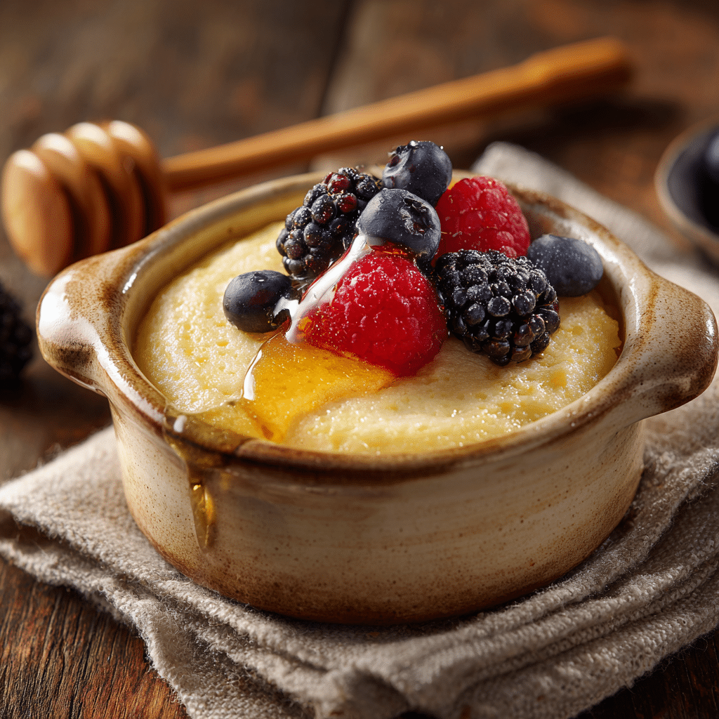 Creamy Cornmeal Breakfast Spoon Cake Recipe