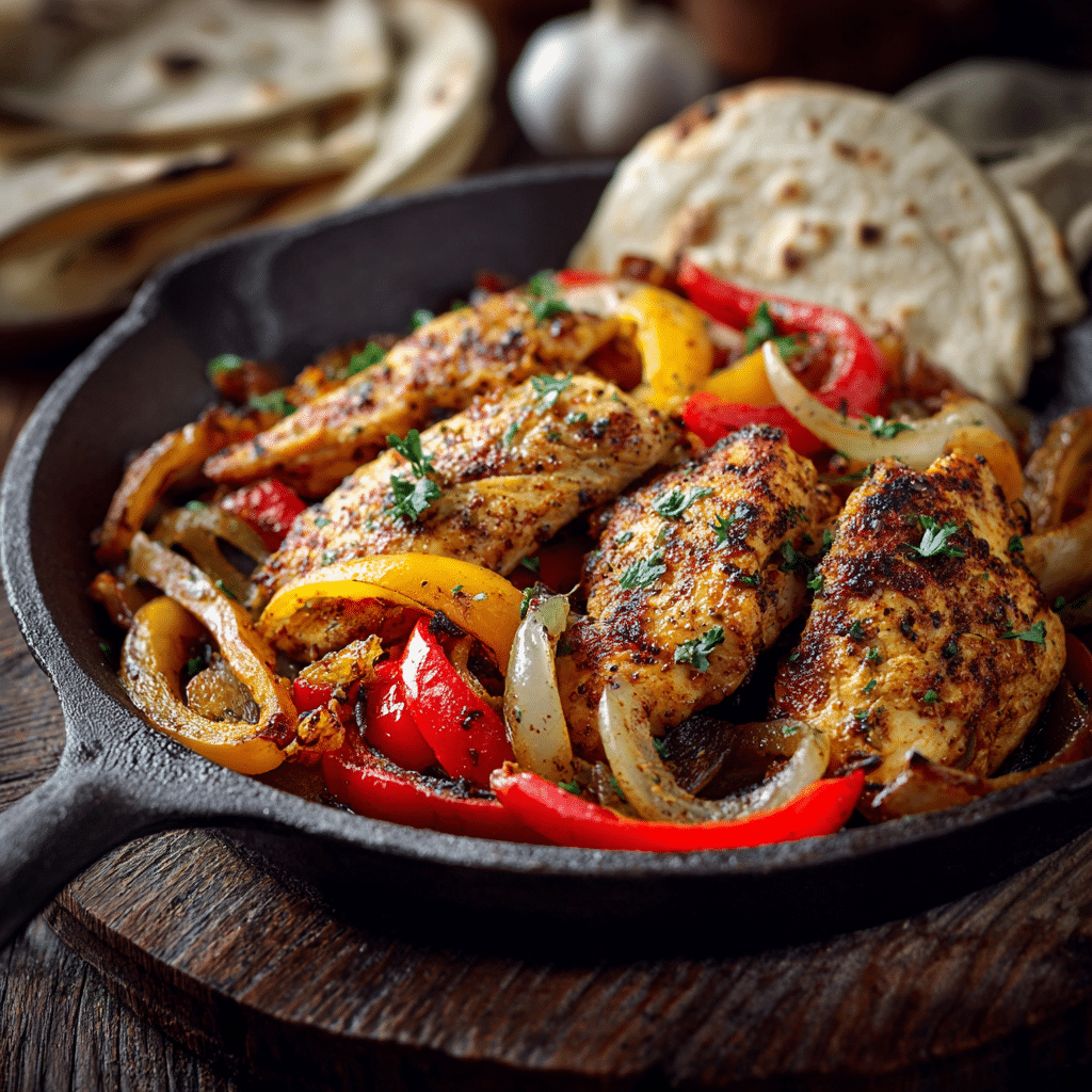 Simple Oven-Baked Chicken Fajitas Recipe