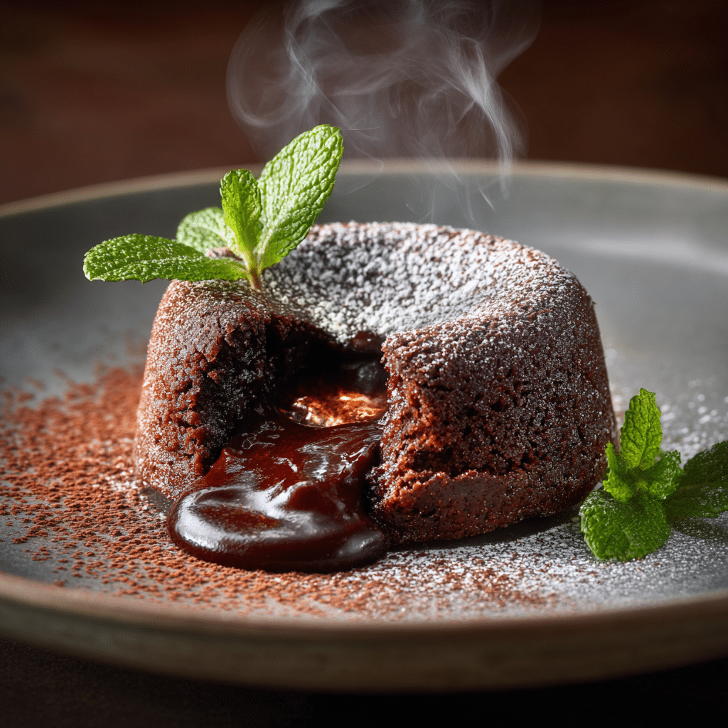 Dark Chocolate Lava Cake Recipe - Recipe Image