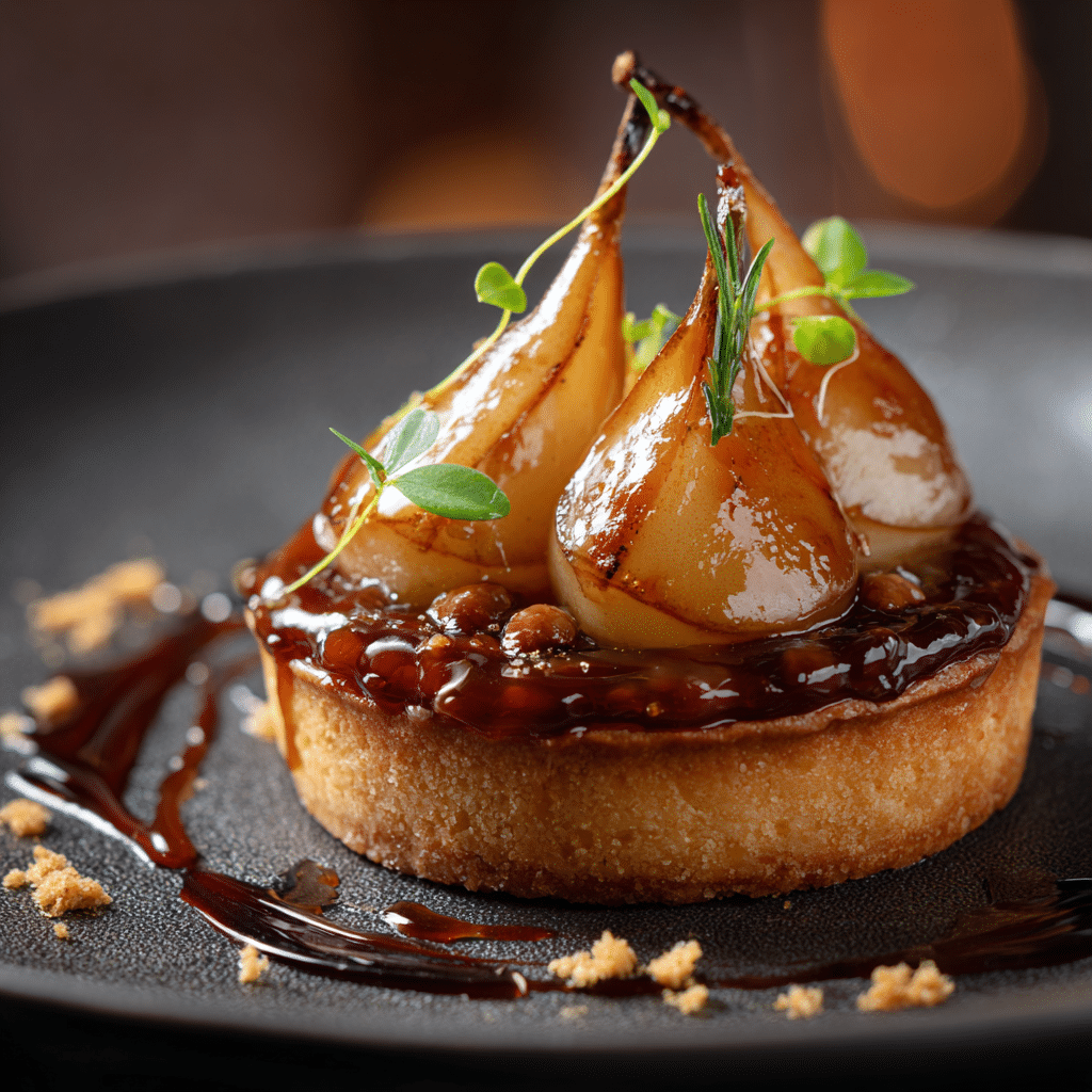 Caramelized Pear Tart Recipe - Recipe Image