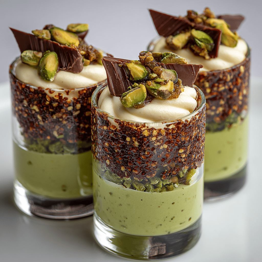 Pistachio Chocolate Crunch Cups Recipe - Recipe Image