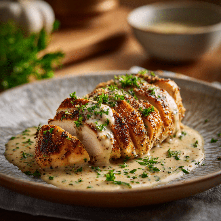 Creamy Garlic Parmesan Chicken Recipe