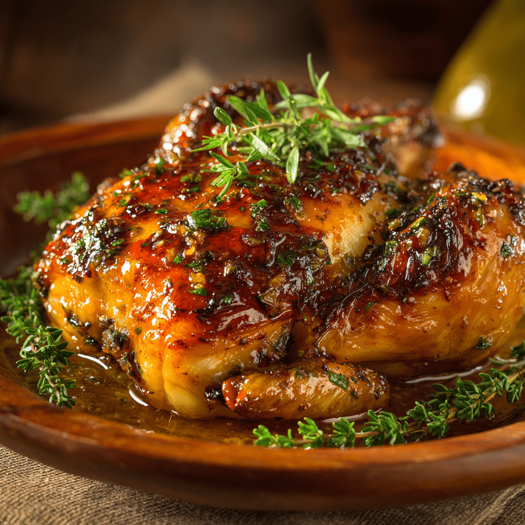 Honey Dijon Glazed Chicken Recipe - Recipe Image