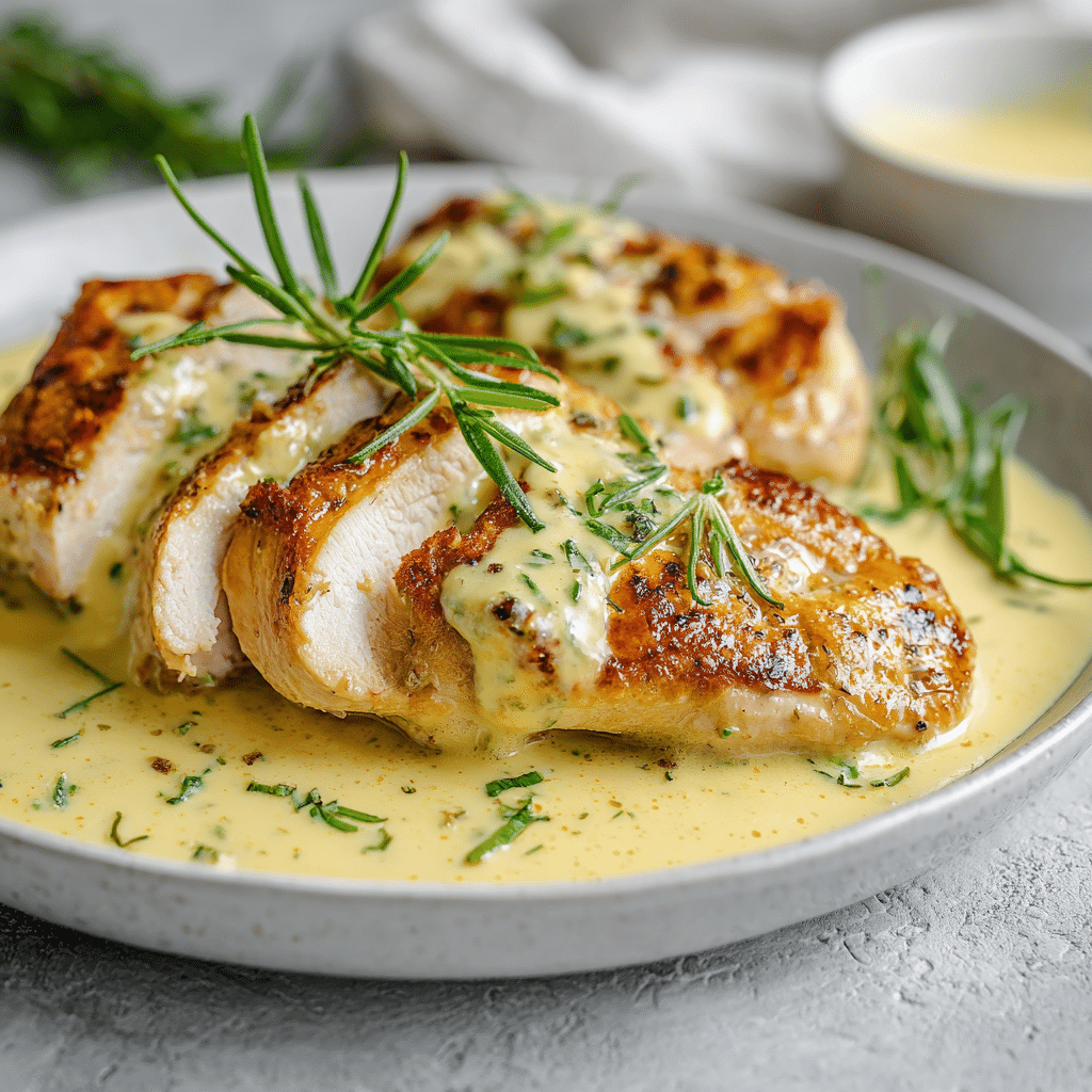 Creamy Mustard Tarragon Chicken Recipe