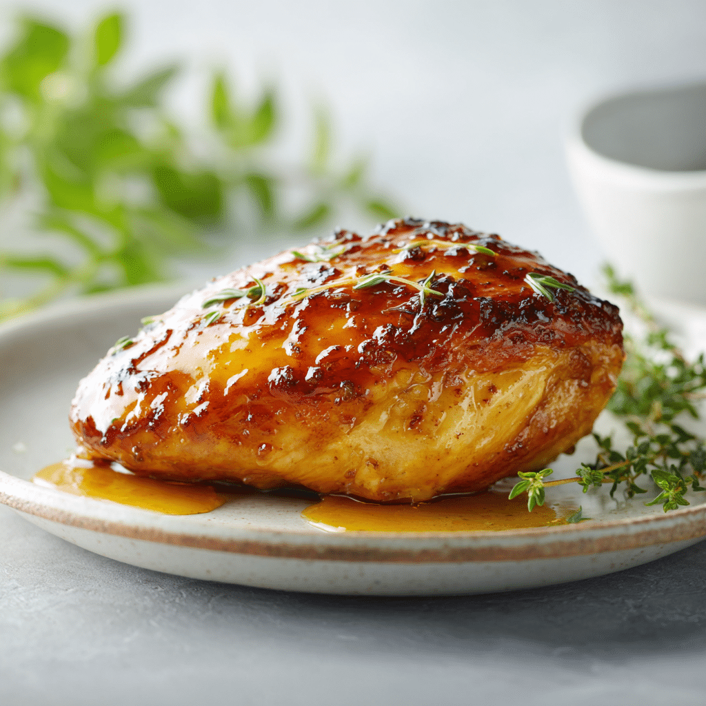 Honey Dijon Glazed Chicken Recipe - Recipe Image